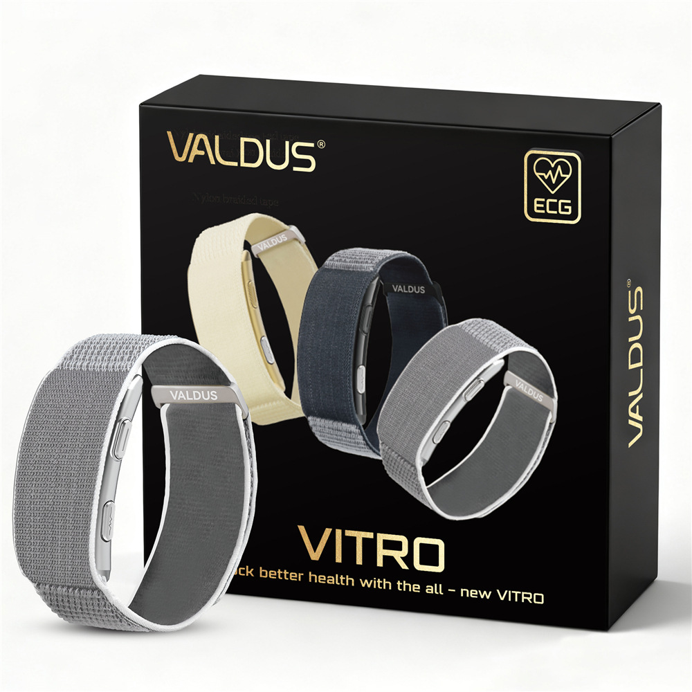Smartwatch Health Watches - VITRO 스크린리스 ECG 스마트워치 실시간 심박수