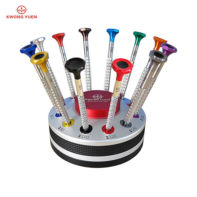 Watchmaker Screwdriver - KWONG 12 PCS 정밀 드라이버 세트