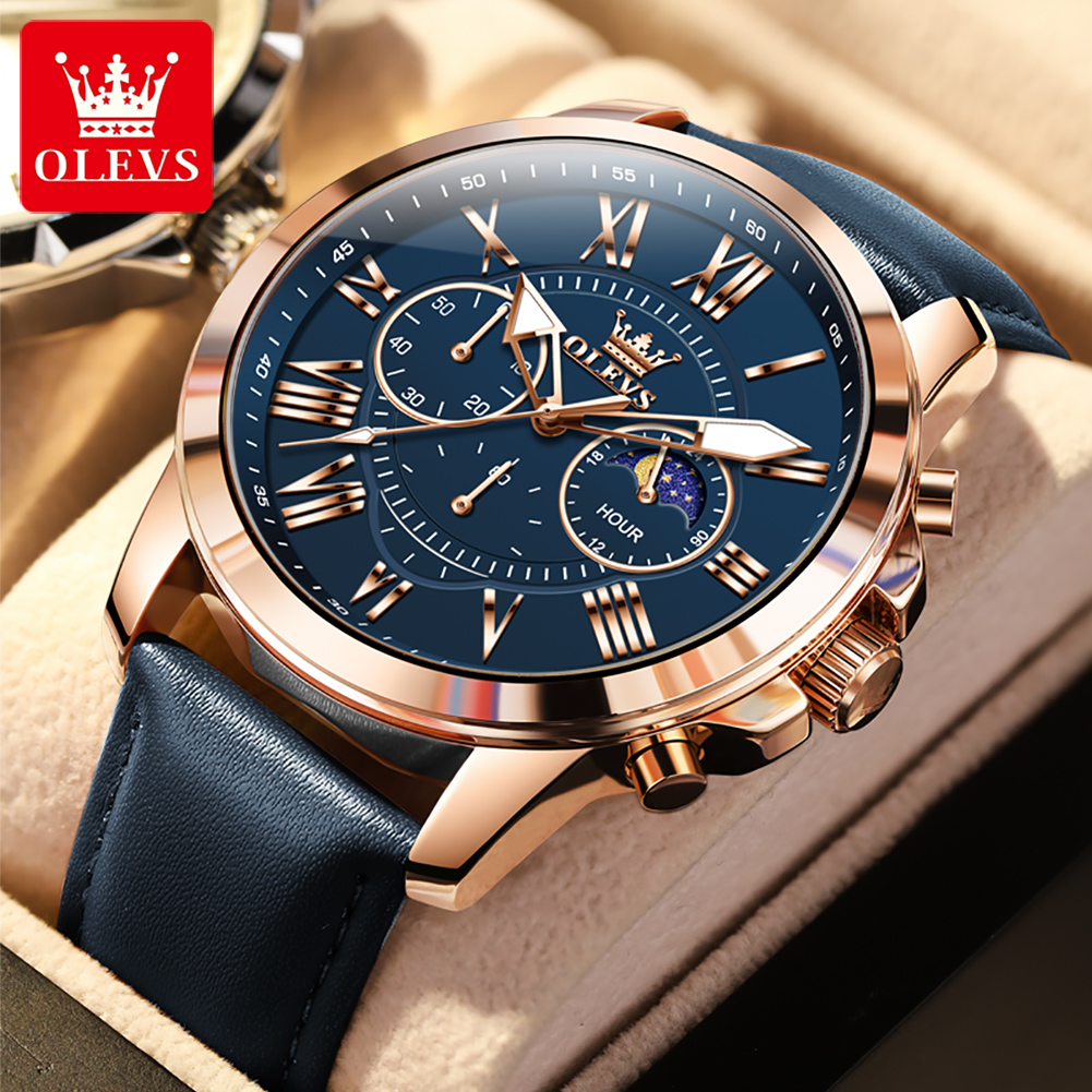 Smartwatch Watches Brands For Men - OLEVS 3632 남성 브랜드 시계 다기능
