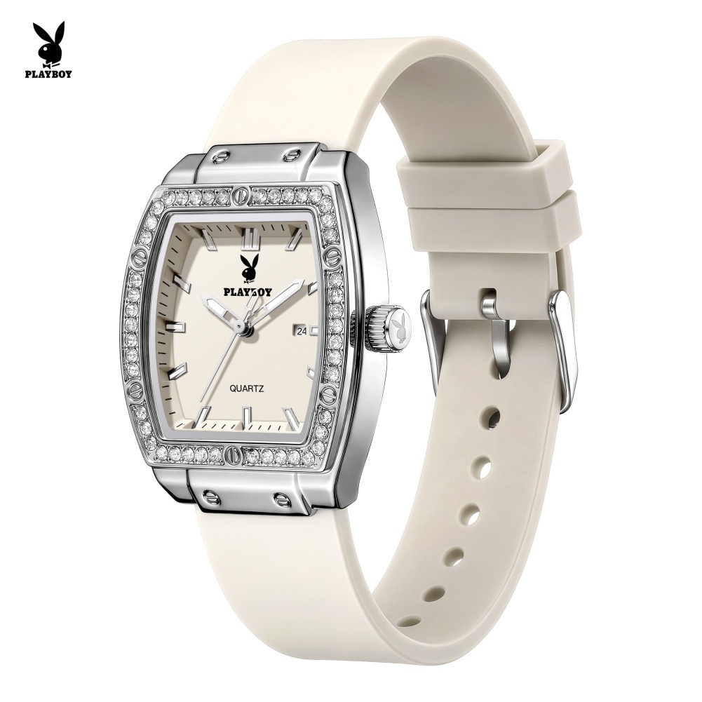 Watch Bezel Insert - PLAYBOY 3146 우아한 여성용 시계 패션