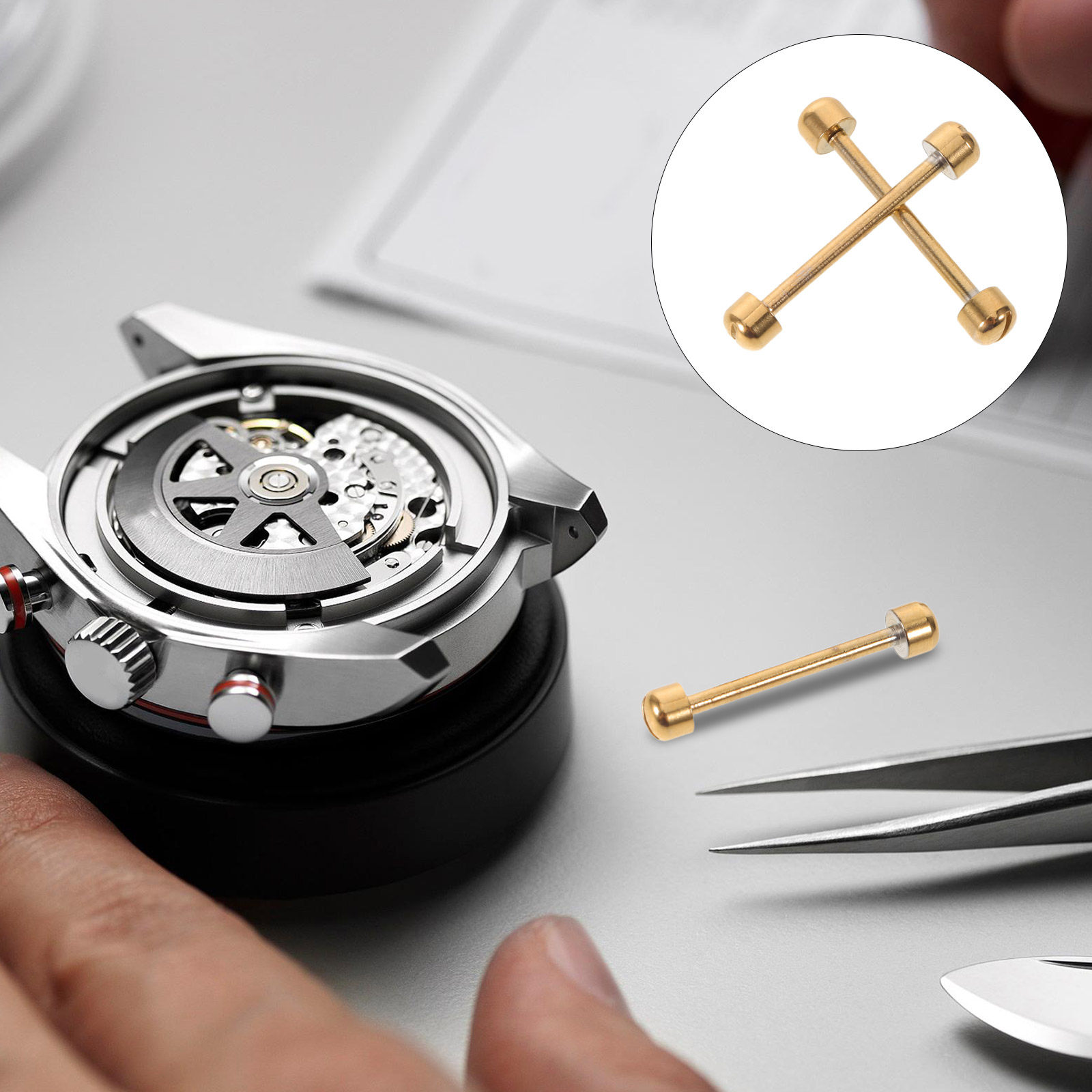 Replacement Watch Bracelet - 2개입 시계 팔찌 나사 핀 밴드