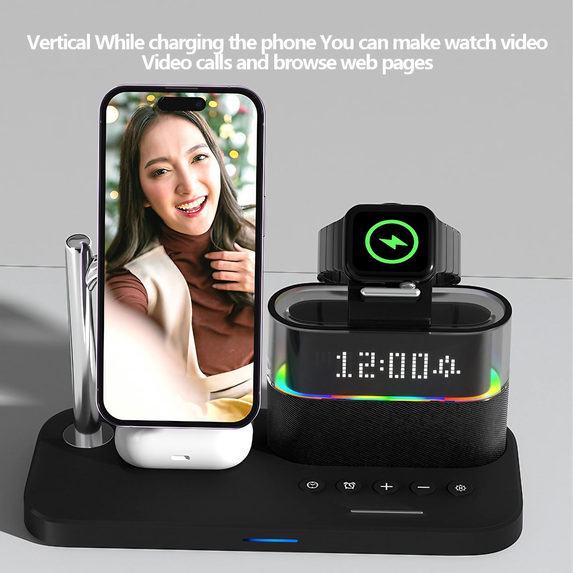 마그네틱 무선 충전 스테이션 (아이폰 12, 13, 1 - Smartwatch Phone Watches 리뷰 및 가격