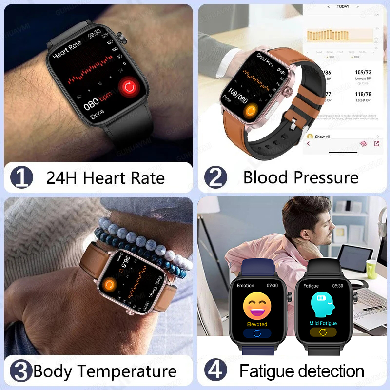 2025년 신제품 XIAOM1 ECG+PPG 혈중 지방 - Smartwatch Health Watches 리뷰 및 가격