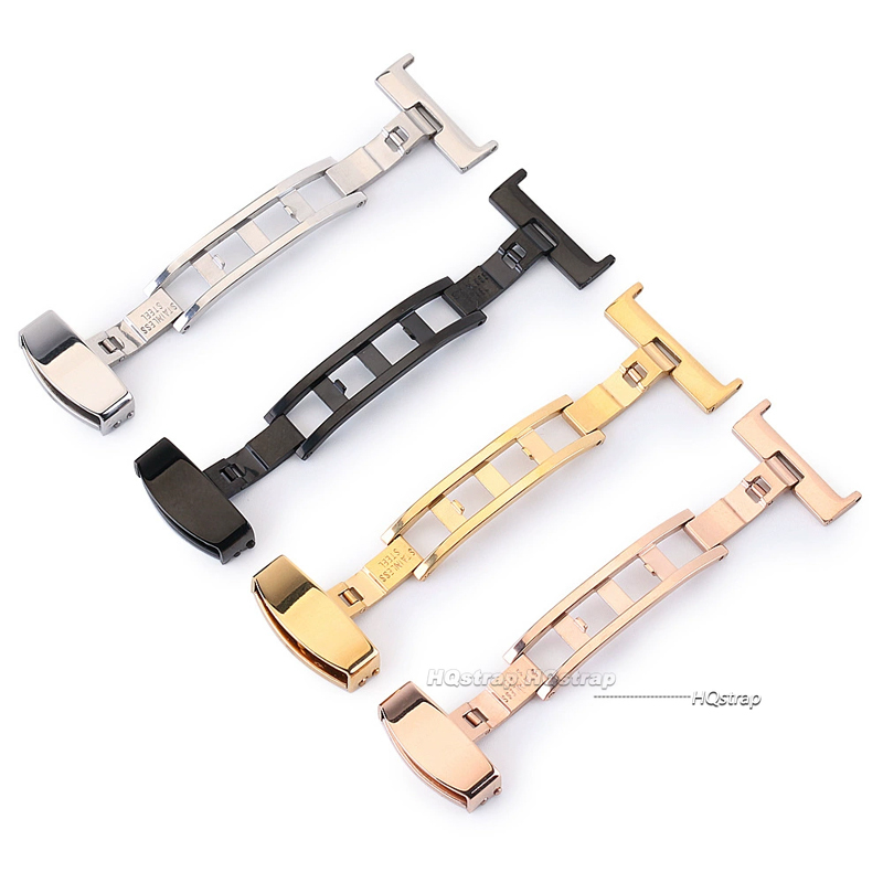 316L 스테인레스 스틸 나비 버클 시계 밴드 광택 버 - Replacement Watch Bracelet 리뷰 및 가격