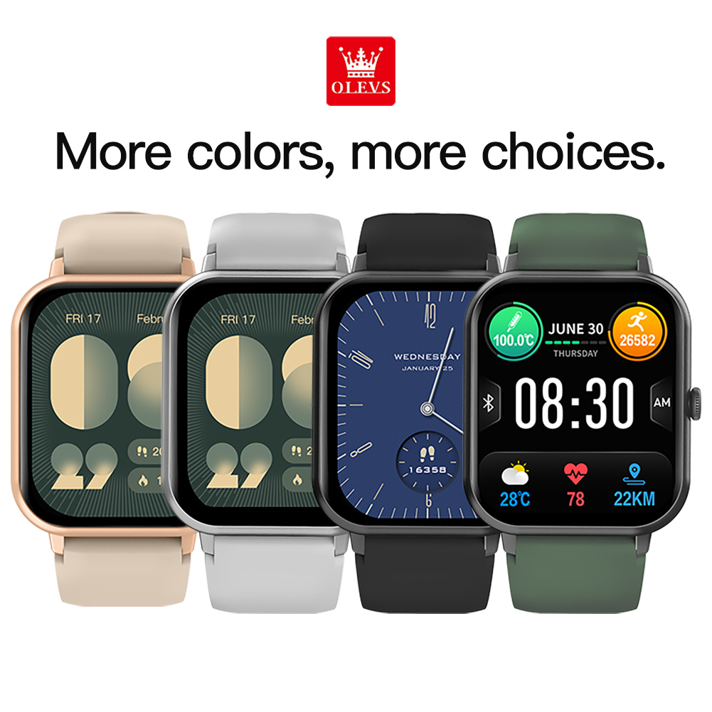 OLEVS 시계 스포츠 다국어 전자 시계 IP67 스마 - Smartwatch Health Watches 리뷰 및 가격