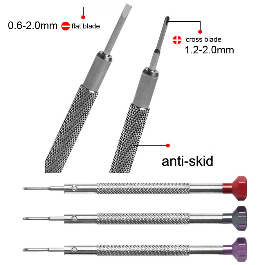 합금 스테인레스 스틸 스크루드라이버 0.6mm-2.0m - Watchmaker Screwdriver 리뷰 및 가격