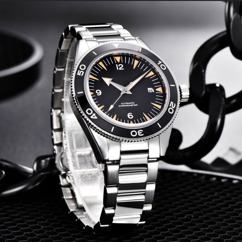사용자 정의 로고 NH35 무브먼트 시계 10bars  - Watch Bezel Insert 리뷰 및 가격