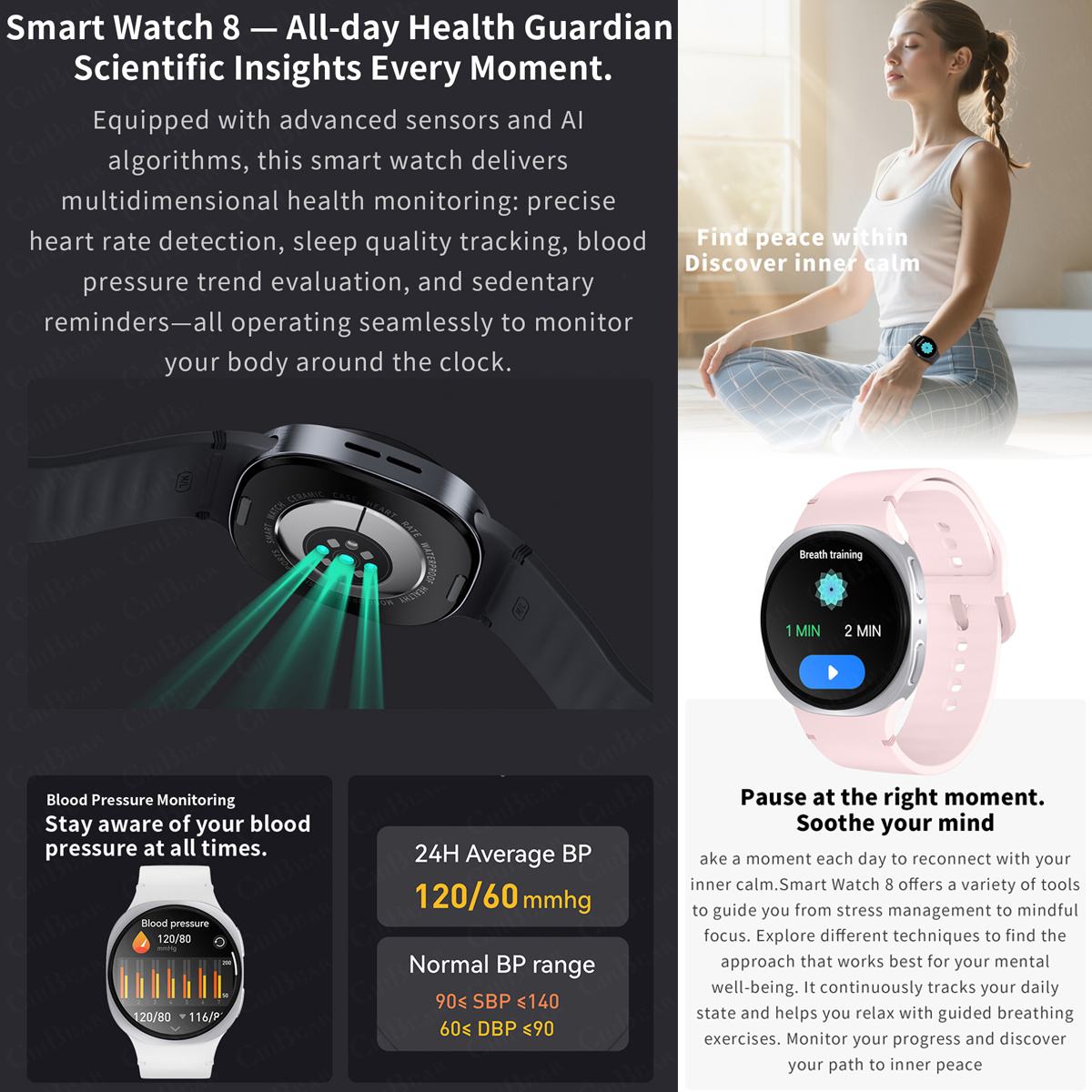 2026년 신형 시계 8 미니 GPS 트랙 스마트워치  - Smartwatch Health Watches 리뷰 및 가격