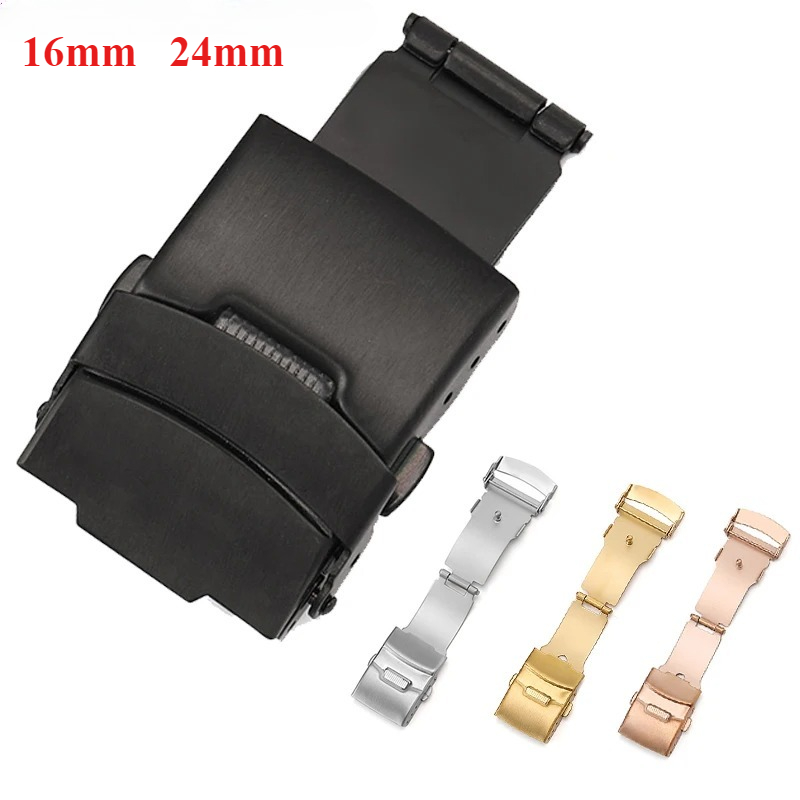 316L 솔리드 스테인레스 스틸 버클 16mm 24mm - Replacement Watch Bracelet 리뷰 및 가격