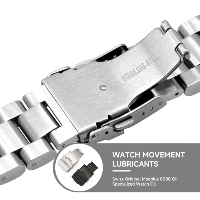 316L 솔리드 스테인레스 스틸 버클 16mm 24mm - Replacement Watch Bracelet 리뷰 및 가격