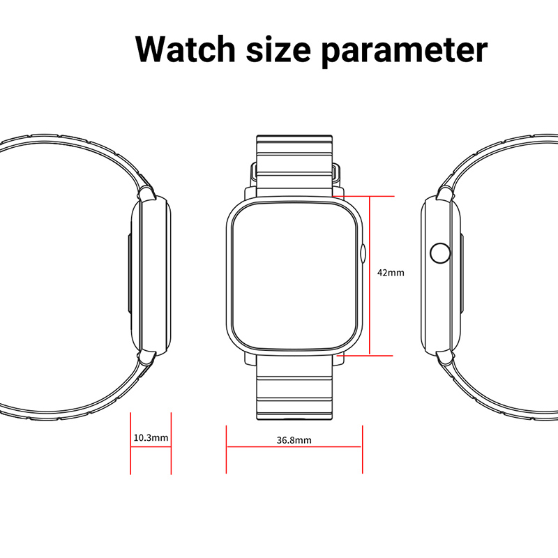 Ios 안 드 로이드 애플 아이폰 PK P68 P70  - Smartwatch Iphone Watches For Women 리뷰 및 가격