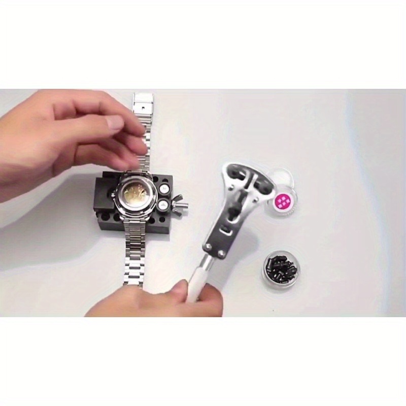 1Pc 시계 뒷면 커버 오프너 18비트 조정 가능한 방 - Watchmaker Screwdriver 리뷰 및 가격