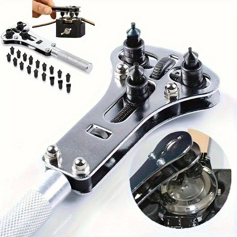 1Pc 시계 뒷면 커버 오프너 18비트 조정 가능한 방 - Watchmaker Screwdriver 리뷰 및 가격
