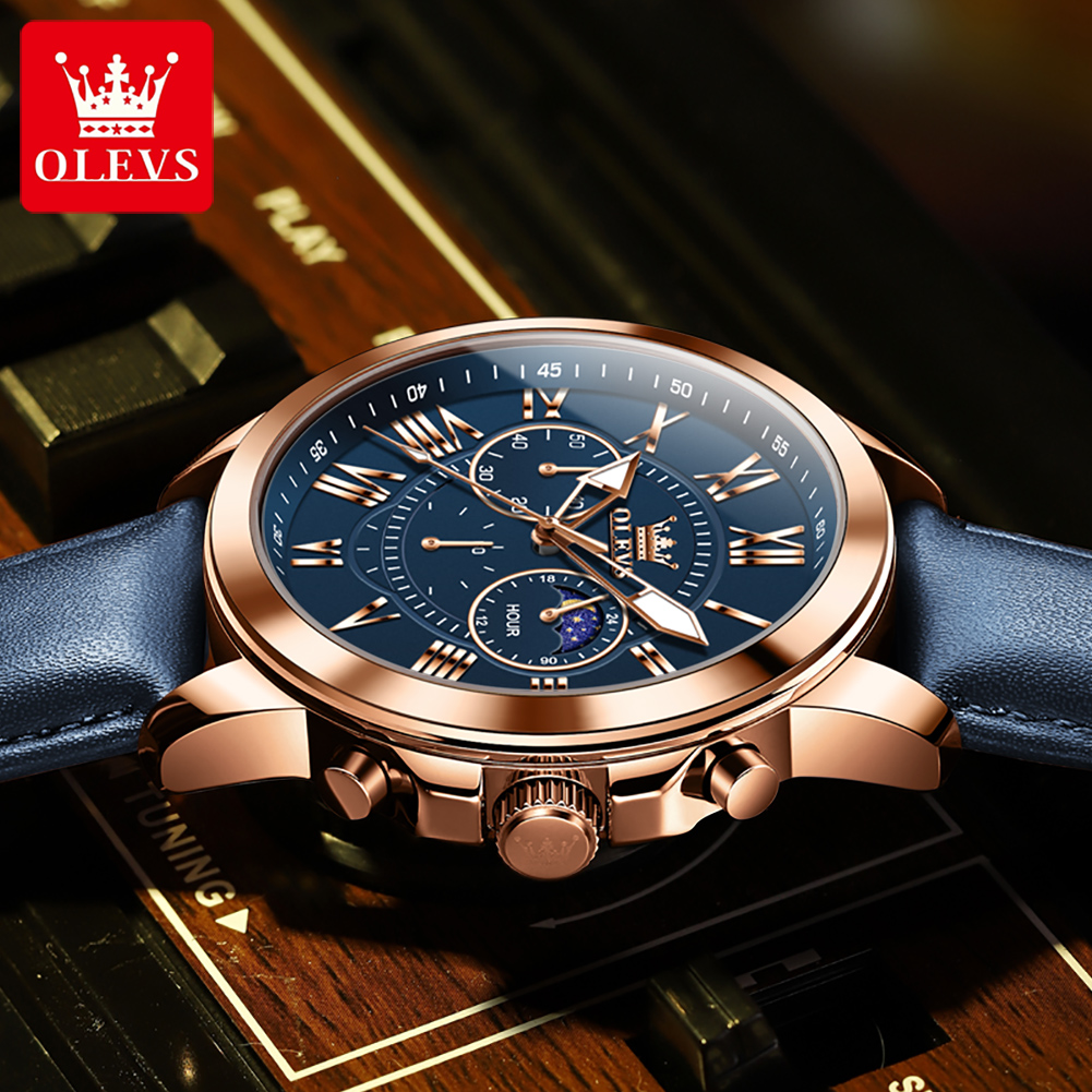 OLEVS 3632 남성 브랜드 시계 다기능 다이얼 2 - Smartwatch Watches Brands For Men 리뷰 및 가격