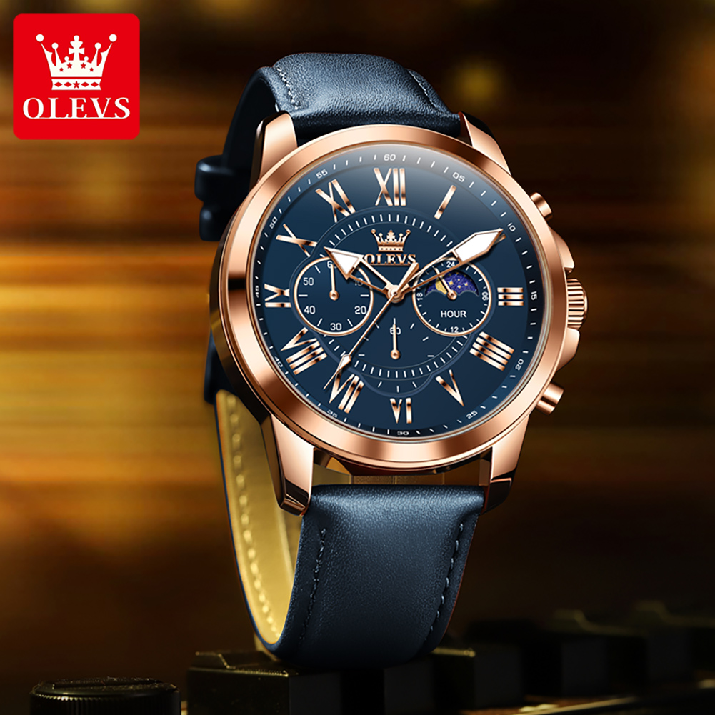 OLEVS 3632 남성 브랜드 시계 다기능 다이얼 2 - Smartwatch Watches Brands For Men 리뷰 및 가격