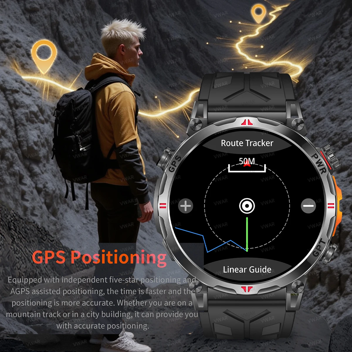 2025 새로운 VWAR Air5 Ultra GPS 스 - Smartwatch Oppo Watch 리뷰 및 가격