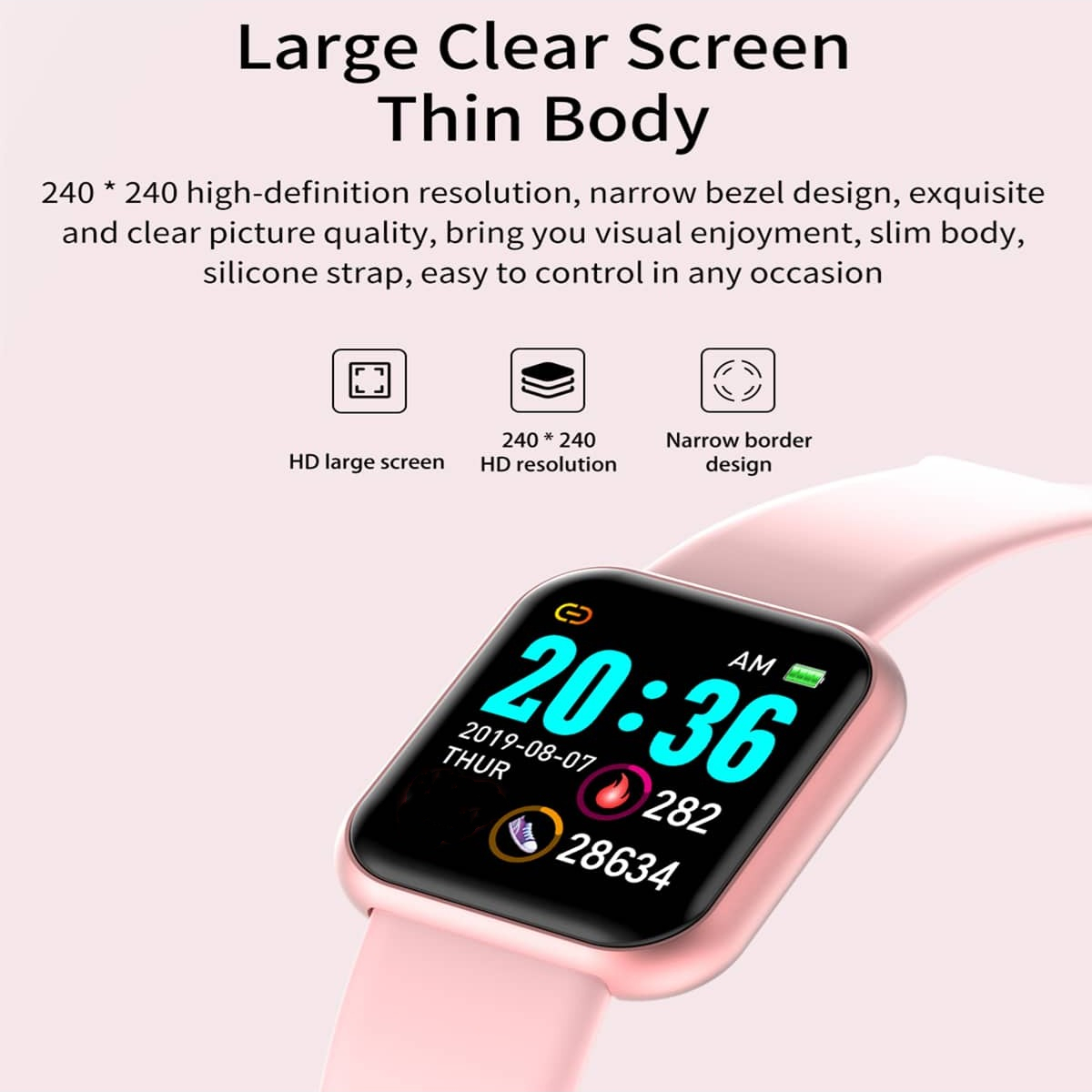 스포츠 블루투스 스마트 시계 컬러 스크린 생활 방수 피 - Smartwatch Health Watches 리뷰 및 가격