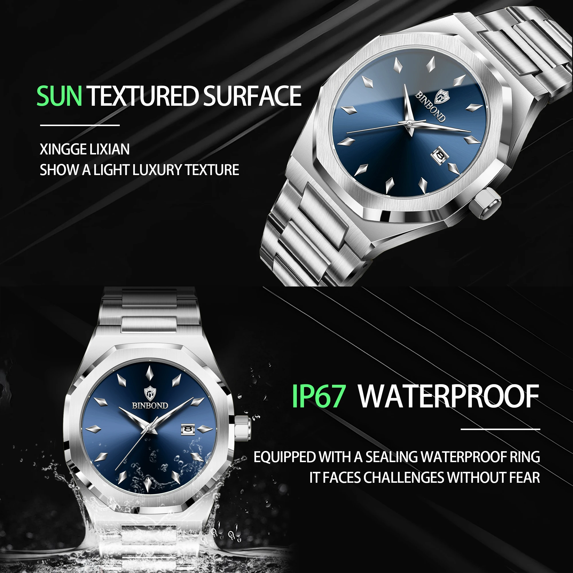 빈본드 최고급 브랜드 남성 쿼츠 시계 패션 비즈니스 날 - Smartwatch Watches Brands For Men 리뷰 및 가격