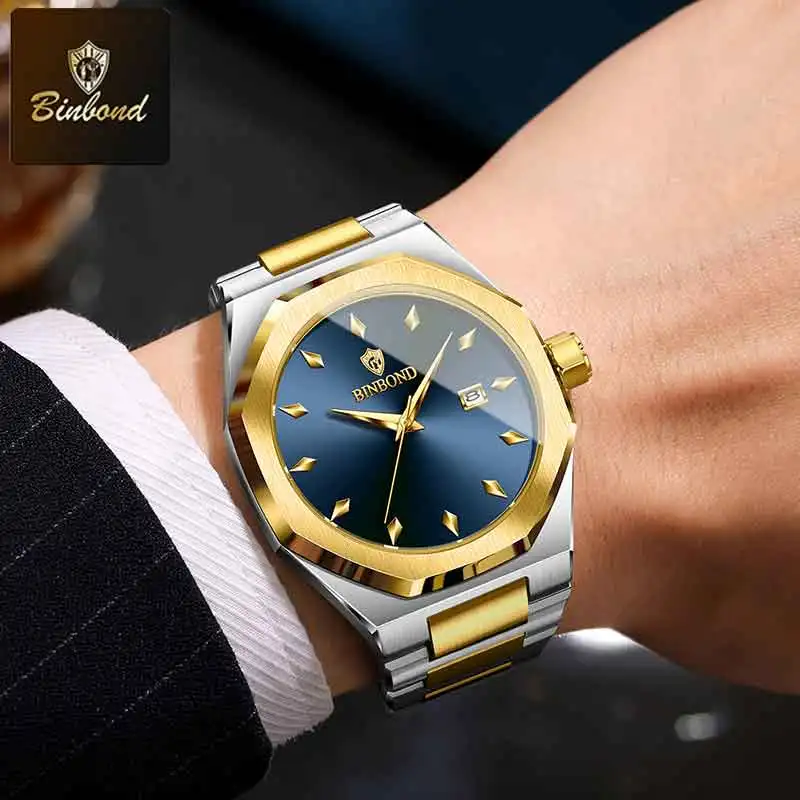 빈본드 최고급 브랜드 남성 쿼츠 시계 패션 비즈니스 날 - Smartwatch Watches Brands For Men 리뷰 및 가격