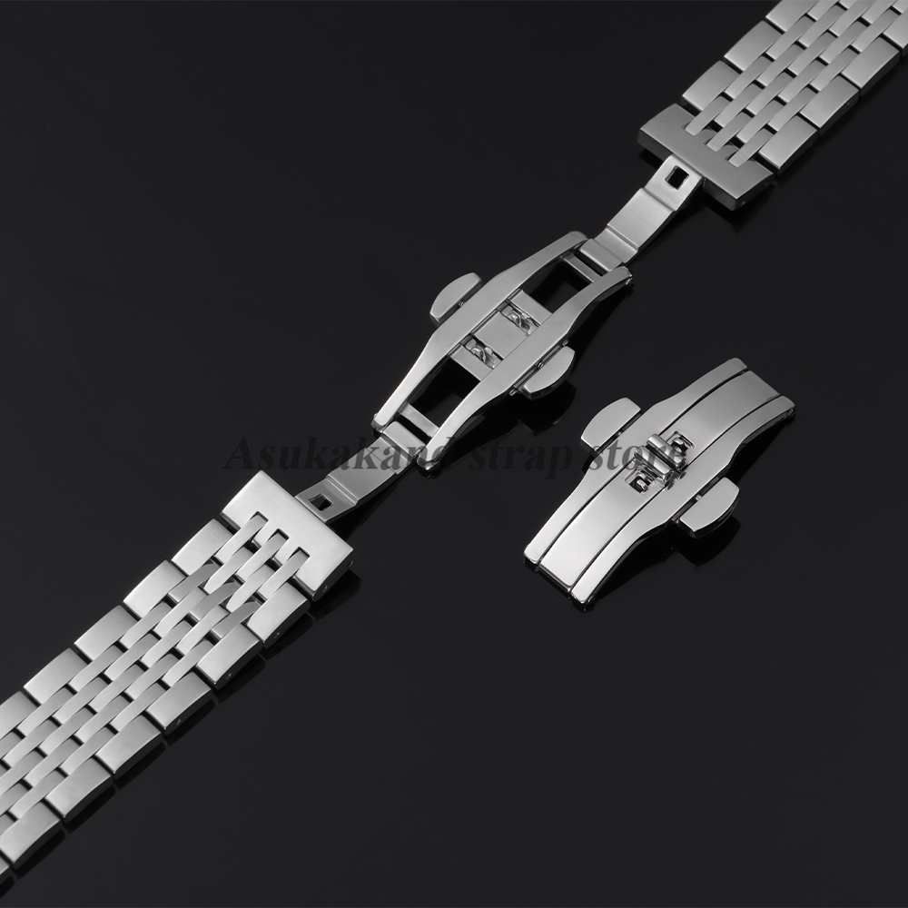 스테인레스 스틸 버터플라이 버클 시계 버튼 시계줄 4m - Replacement Watch Bracelet 리뷰 및 가격