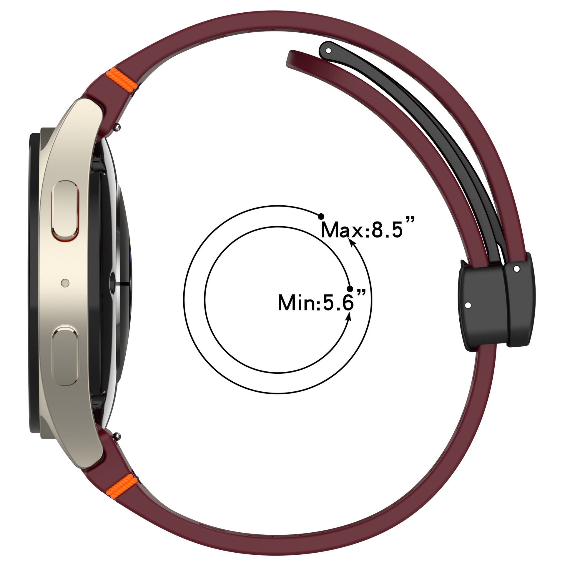 삼성 갤럭시 워치용 실리콘 스트랩, 갭 없는 밴드, 마 - Smartwatch Samsung Watches For Men 리뷰 및 가격