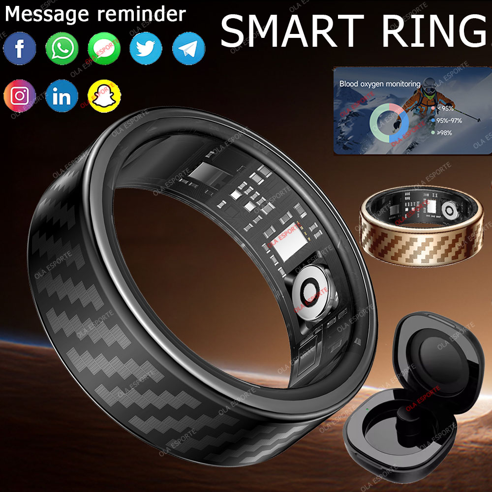 최신 스마트 링 통화 메시지 알림 손동작 제어 건강 모 - Smartwatch Health Watches 리뷰 및 가격
