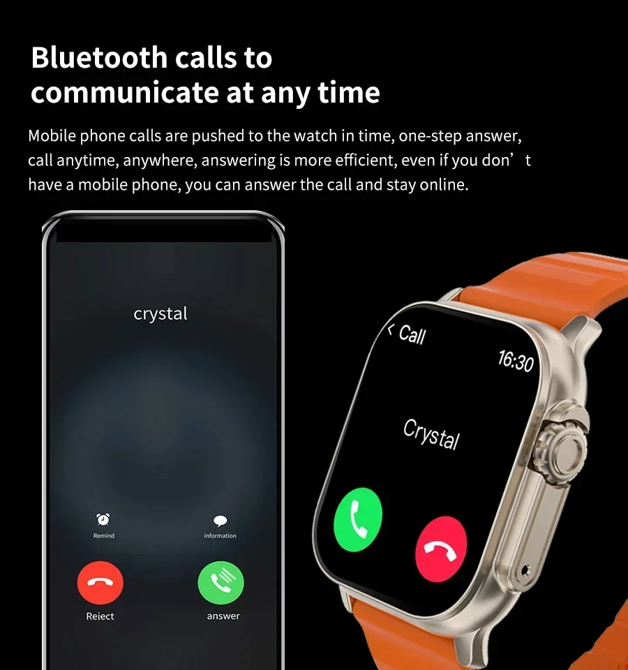 새로운 시리즈 9 워치 PK HK8 PRO MAX 스마 - Smartwatch Watches For Mens 리뷰 및 가격