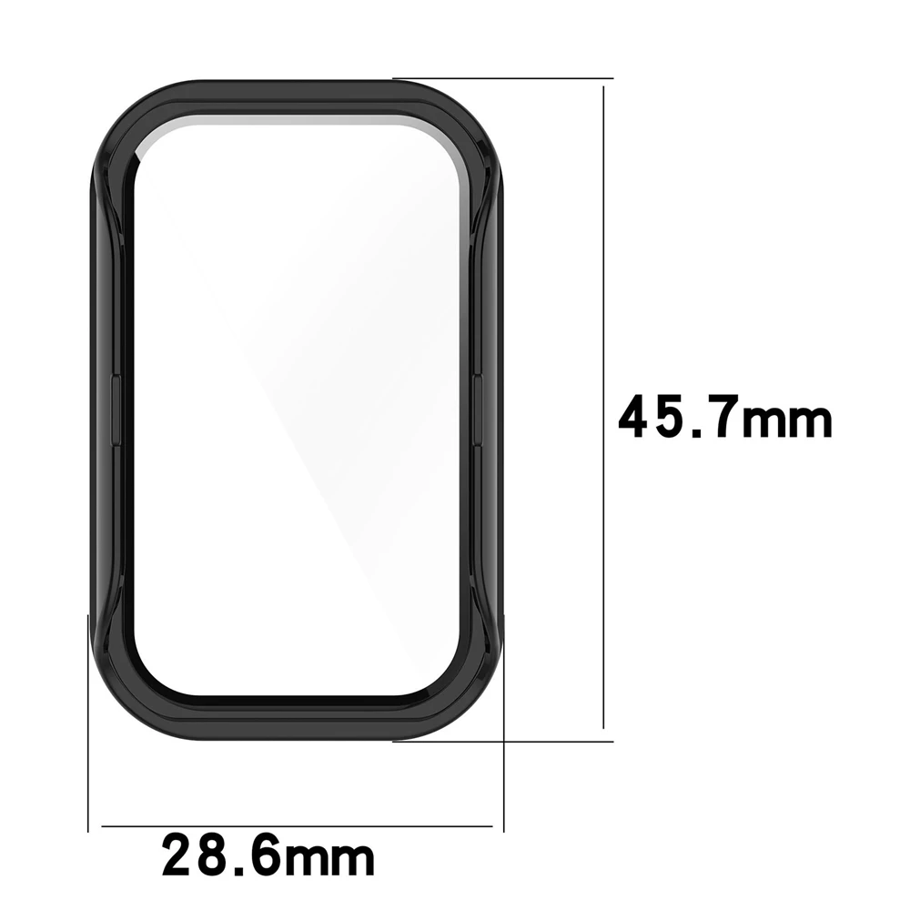 Xiaomi Mi Band 8 용 PC 케이스 + 강화 - Smartwatch Redmi Watches 리뷰 및 가격