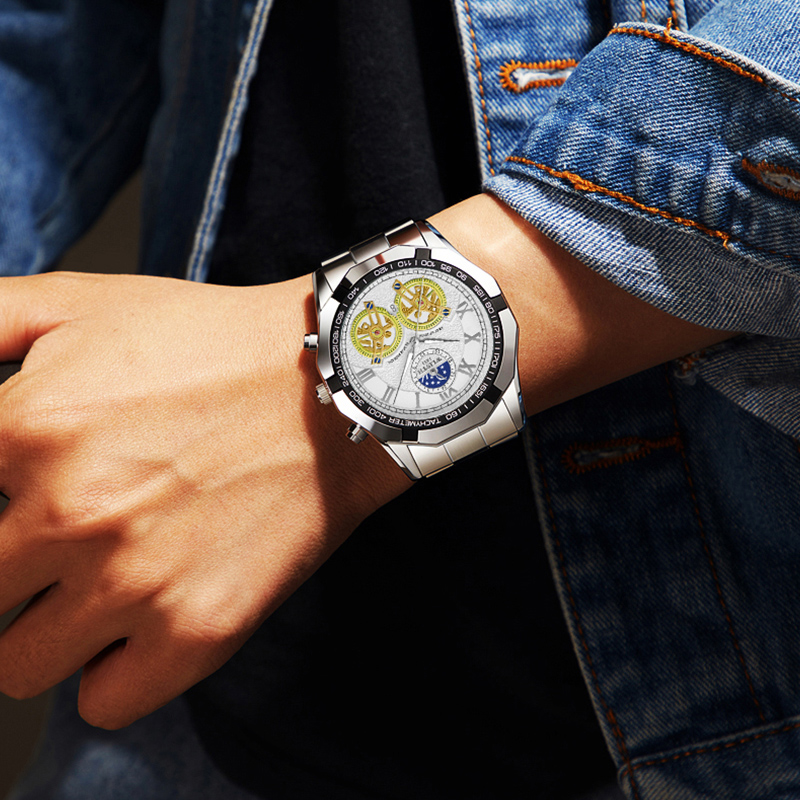 럭셔리 브랜드 남성용 쿼츠 시계 패션 컨셉 장식 다이얼 - Smartwatch Watches Brands For Men 리뷰 및 가격