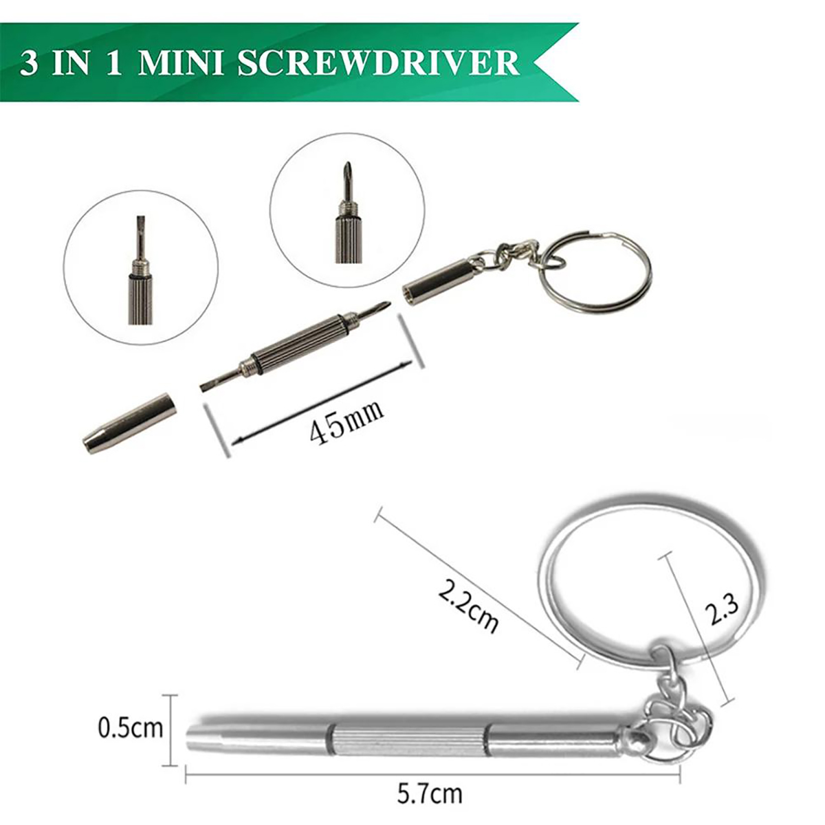 1/2/10pcs 미니 3 in1 스크루 드라이버 안경 - Watchmaker Screwdriver 리뷰 및 가격