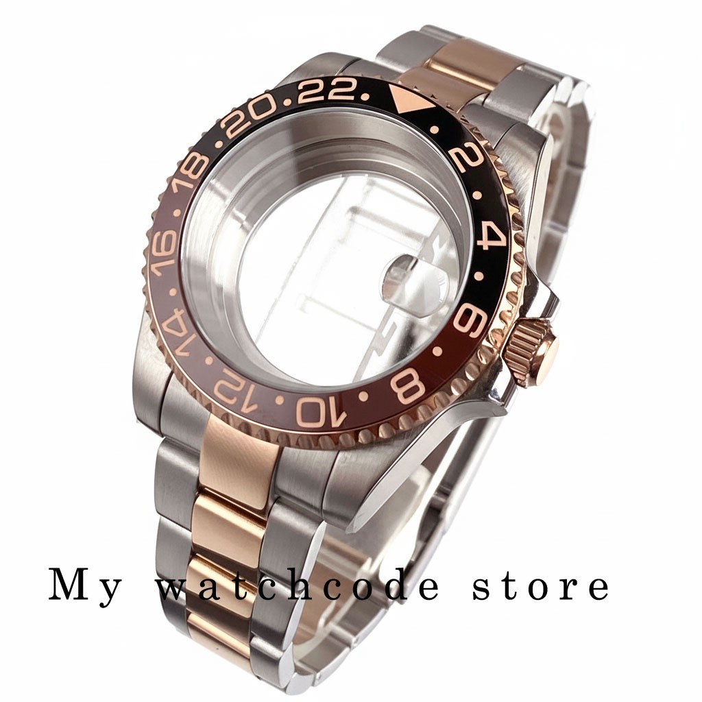 40mm 루트비어 세라믹 베젤 사파이어 글래스 시계 케 - Watch Bezel Insert 리뷰 및 가격