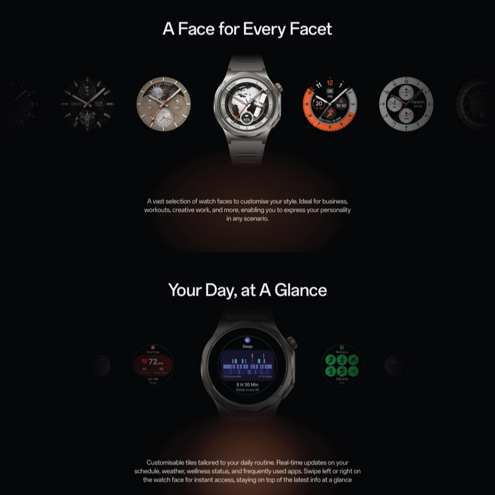 스마트워치 OPPO Watch X3 글로벌 버전 초경량 - Smartwatch Oppo Watch 리뷰 및 가격